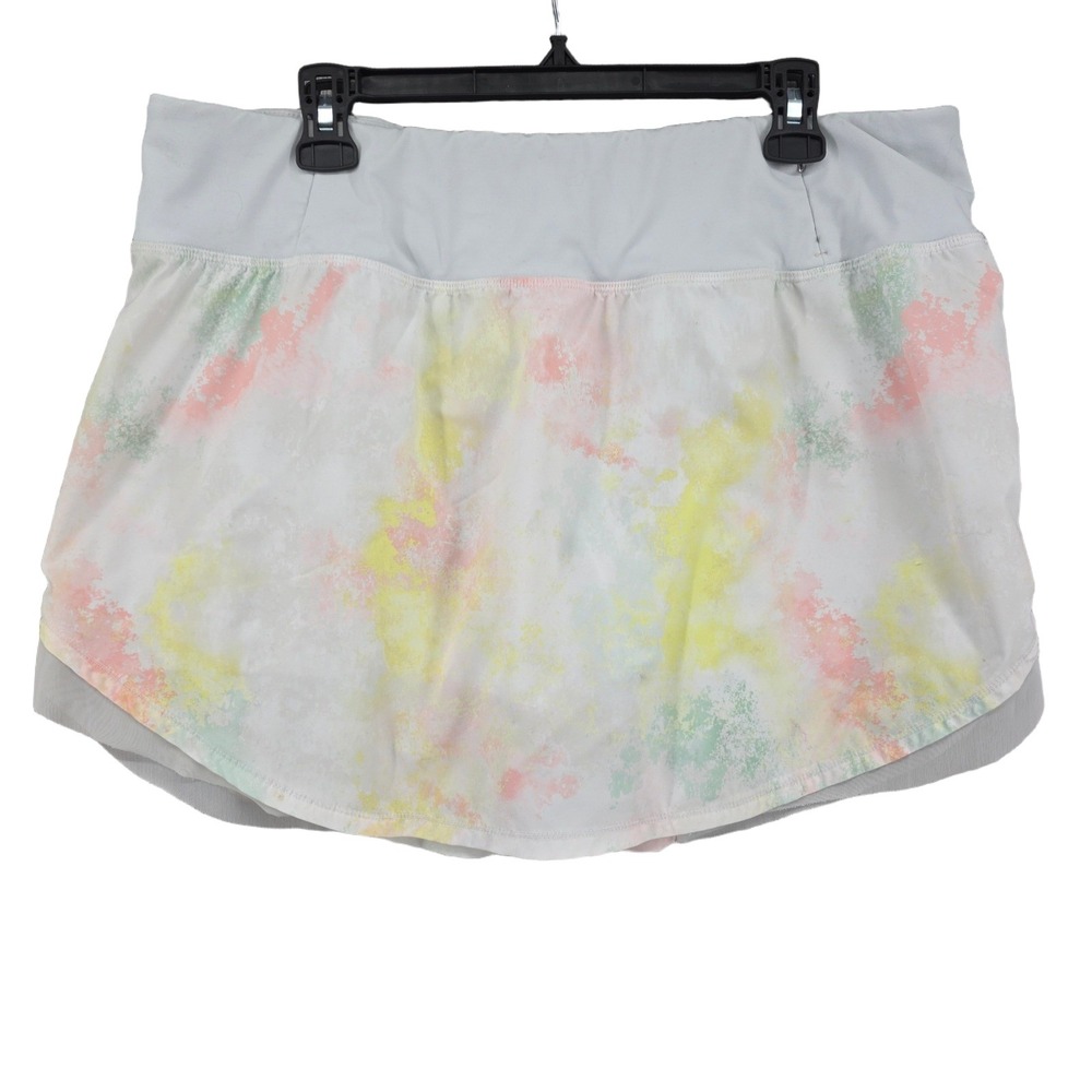 Calia Pastel Abstract Colorful Golf Tennis Country Club Athletic Skort Womens XL